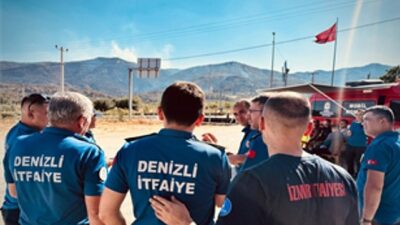 Denizli’de görev tamam, İzmir İtfaiyesi eve dönüyor