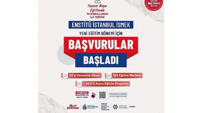 Enstitü İstanbul İSMEK’e 48 Saatte 185 Bin Müracaat