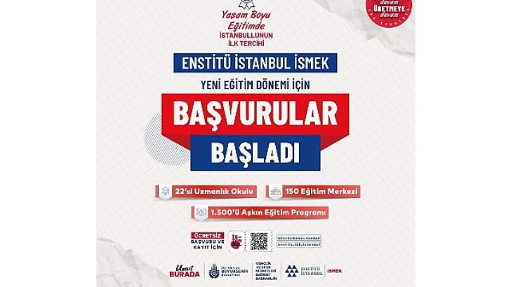 Enstitü İstanbul İSMEK’e 48 Saatte 185 Bin Müracaat