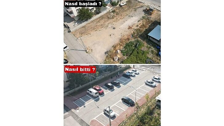 Ertuğrulgazi Mahallesinde 26 Araçlık Otopark Hizmete Girdi