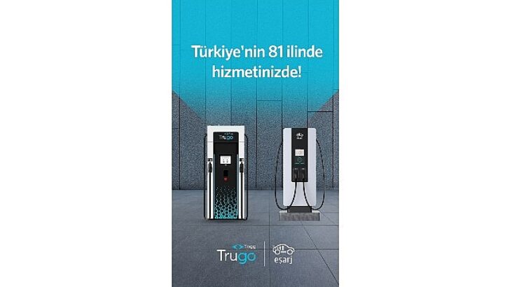 Eşarj ve Trugo roaming iş birliği 81 vilayette hizmette