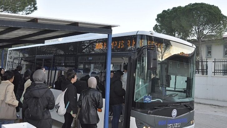 EÜ yerleşke içi ulaşımda öğrencilerine konforlu tahliller sunuyor