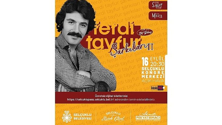 Ferdi Tayfur Müzikleri Bu Defa Açık Havada Dinleyicilerle Buluşacak