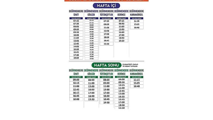 Gölcük-İzmit yalnızca 30 dk ve yarı fiyatına