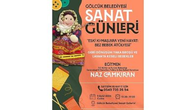 Gölcük’te Sanat Dolu Bir Geri Dönüşüm Aktifliği: Bez Bebek Atölyesi