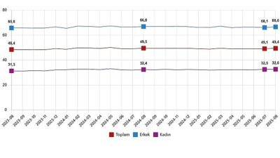 İşgücü İstatistikleri, Ağustos 2025