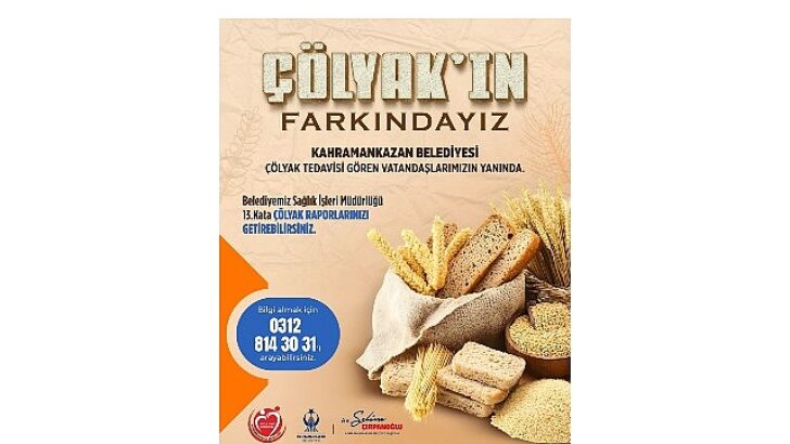 Kahramankazan Belediyesi’nden Çölyak Hastalarına Dayanak
