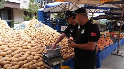 Keçiören’de semt pazarlarına sıkı kontrol