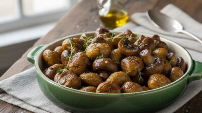 Kestaneli Mantar Sote Tarifi