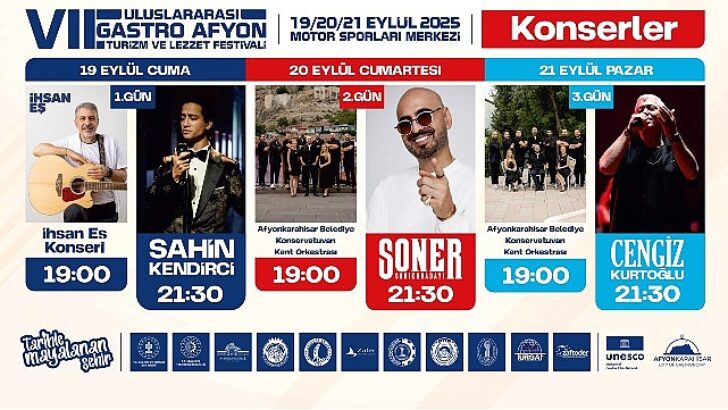 Lezzet Dolu Şenlik, Yıldızların Konserleriyle Taçlanıyor