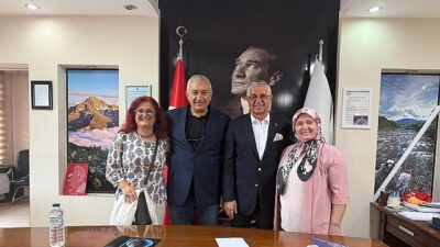 Lider Topaloğlu’ndan Lider Çervatoğlu’na ziyaret