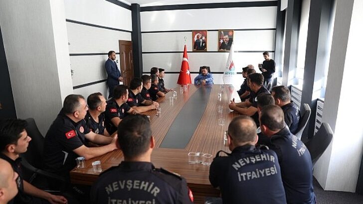 Liderimiz Rasim Arı, İtfaiye Çalışanını Kabul Etti