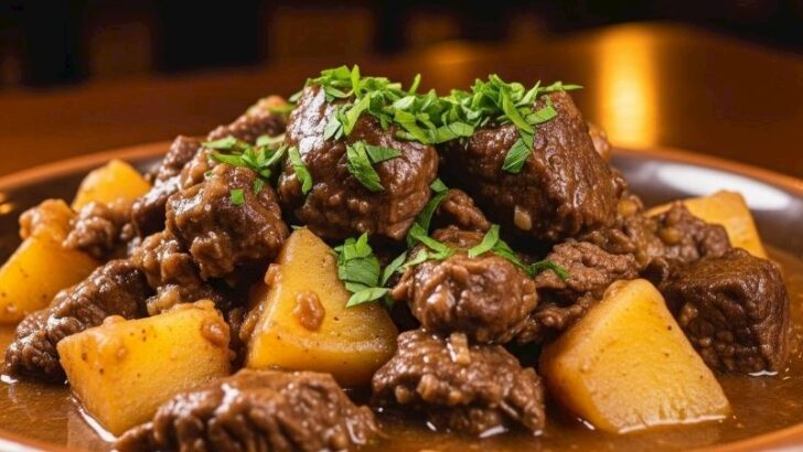 Lokanta Usulü Etli Patates Yemeği Tarifi