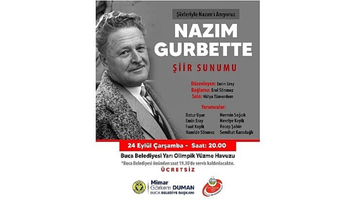 Nâzım Hikmet en hoş yapıtlarıyla Buca’da anılacak