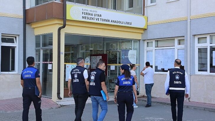 Nilüfer’de kantin ve kırtasiyeler mercek altında