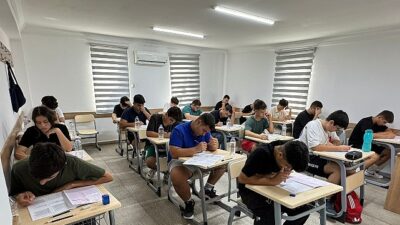 Öğrenciler düzey tespit imtihanına girdi