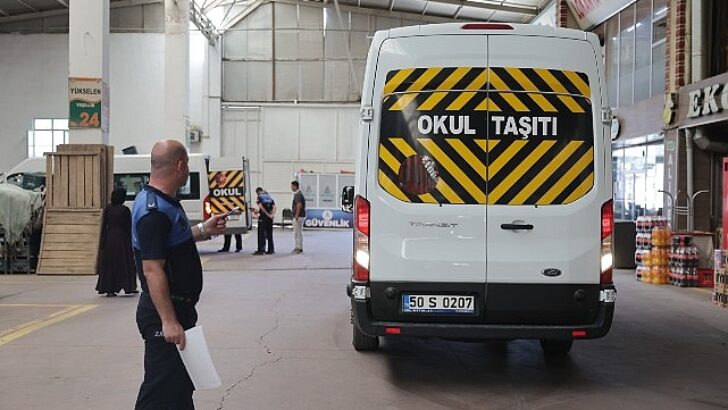 Okul Servislerine Yönelik Kapsamlı Kontrol Yapıldı
