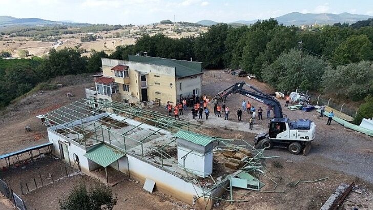 Ömerli Havzası’ndaki Kaçak Yapılar Kaldırıldı