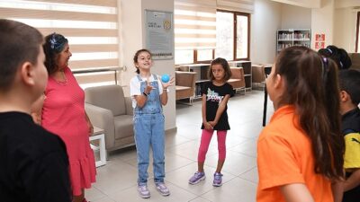 Osmangazi’de çocuklara yazma alışkanlığı kazandıran atölye