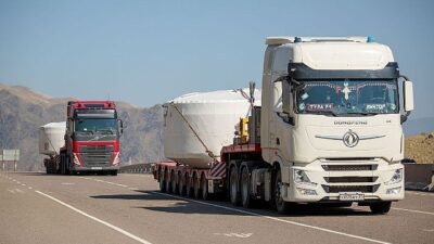 Rosatom’un Rüzgâr Parkı İnşası İçin İlk Parçalar Kırgızistan’a Teslim Edildi