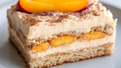 Şeftalili Tiramisu Tarifi
