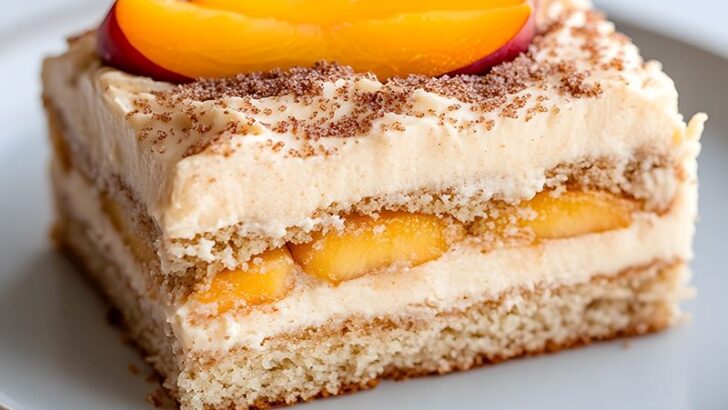 Şeftalili Tiramisu Tarifi