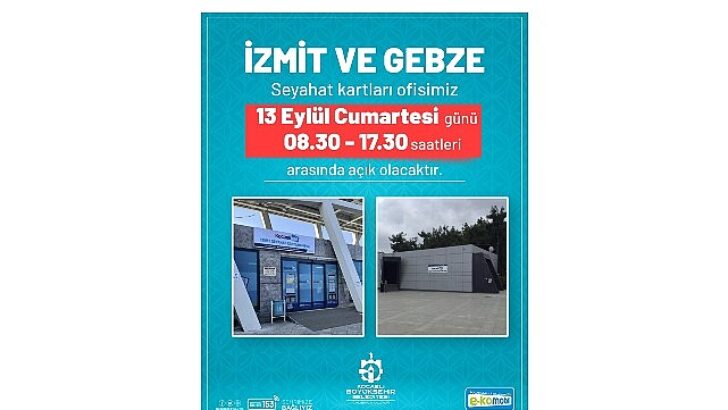 Seyahat Kart Ofisleri’nde cumartesi mesaisine devam