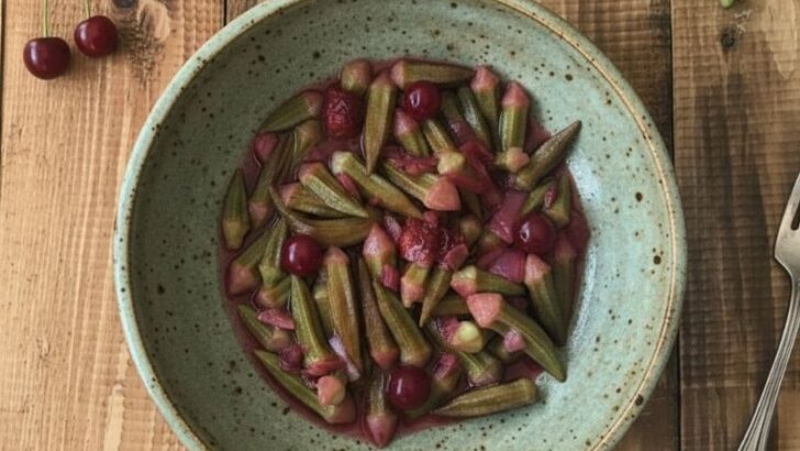 Vişneli Zeytinyağlı Bamya Tarifi