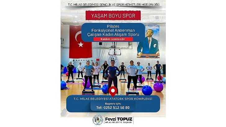 “Yaşam Uzunluğu Spor” Programına Kayıtlar Devam Ediyor
