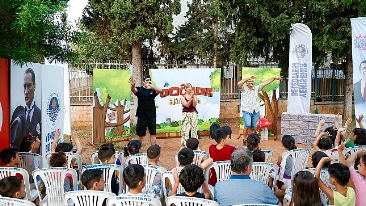 Yenişehir Belediyesi 14 mahallede çocuklar için etkinlikler düzenledi