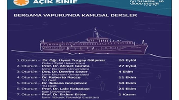 Yeterli Tasarım/Good Design İzmir_10’a yanlışsız birinci durak: Kamusal Dersler