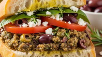 Zeytin Ezmeli Sandviç Tarifi
