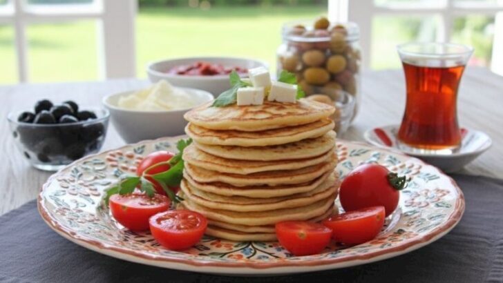 10 Dakikada Yumurtasız Tuzlu Pancake Tarifi