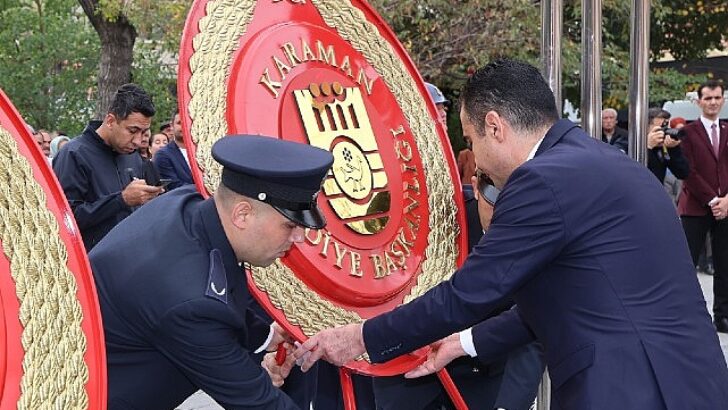 29 Ekim Cumhuriyet Bayramı Çelenk Sunma Merasimi ile başladı