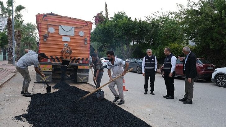 ASAT Genel Müdürü Cengiz Gülebay Konyaaltı’ndaki çalışmaları inceledi