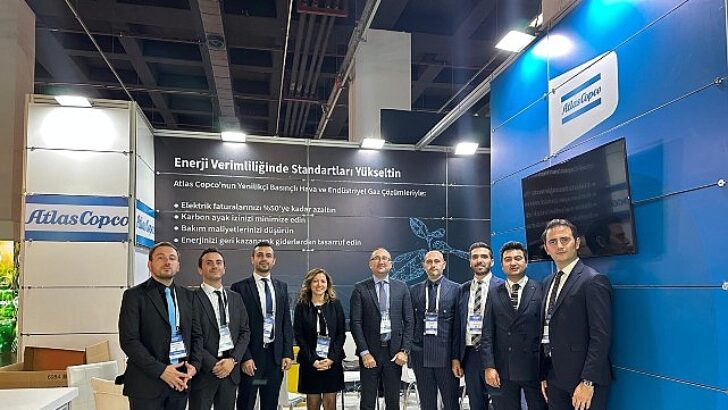 Atlas Copco Güç Verimliliği Fuarı’nda Endüstride Verimli Büyümenin Yol Haritasını Paylaştı