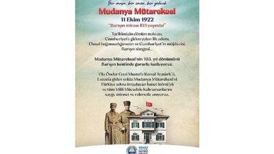 Barışın Başşehri Mudanya, 103. Yıl Coşkusuna Hazır