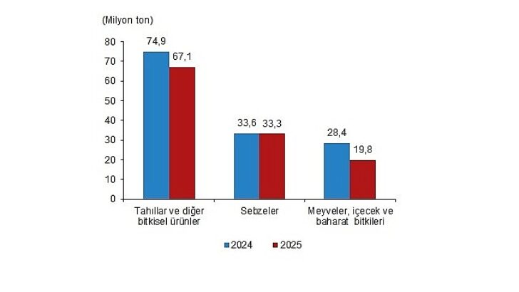 Bitkisel Üretim 2.Tahmini, 2025