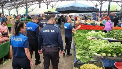 Buca Belediyesi’nden pazar yerlerinde kontrol