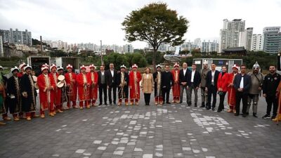 Büyükşehir Mehteri, Ulsan’da yeri göğü inletti