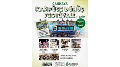 Çankaya, Gençleri “Kampüse Dönüş Festivali”nde Buluşturuyor