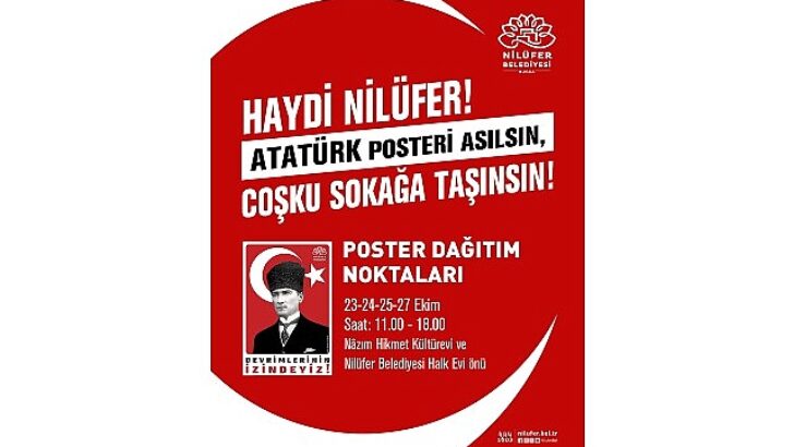 Cumhuriyet ışığı tekrar Nilüfer’den yükselecek