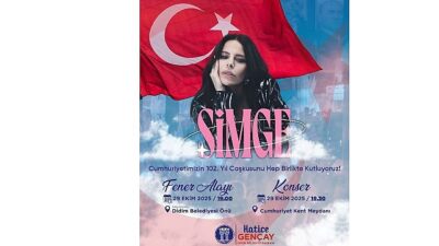 Didim’de 29 Ekim Cumhuriyet Bayramı Simge Konseriyle Kutlanacak