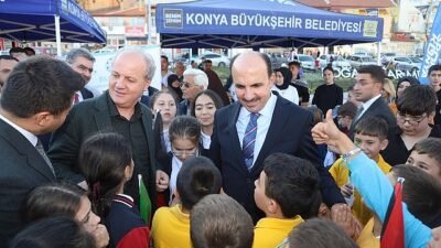 Doğanhisar’a Kazandırılan Meydan Düzenlemesi Hizmete Açıldı