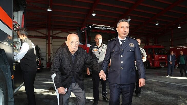 Emektar İtfaiye Müdürü’nden Konya İtfaiyesi’ne Manalı Ziyaret