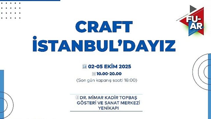 Enstitü İstanbul İSMEK 6. Craftistanbul Fuarı’nda