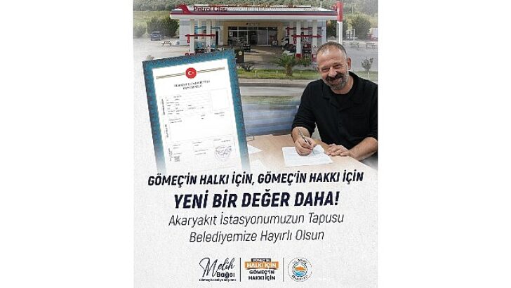 Gömeç Belediyesi’ne Yeni Bir Mülk Kazandırıldı