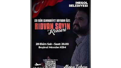 İnegöl Belediyesi’nden Cumhuriyet Bayramı Özel Konseri