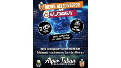 İnegöl Belediyespor Galatasaray’ı Konuk Ediyor
