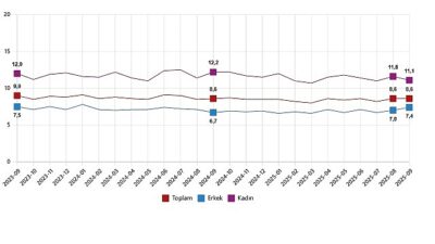 İşgücü İstatistikleri, Eylül 2025